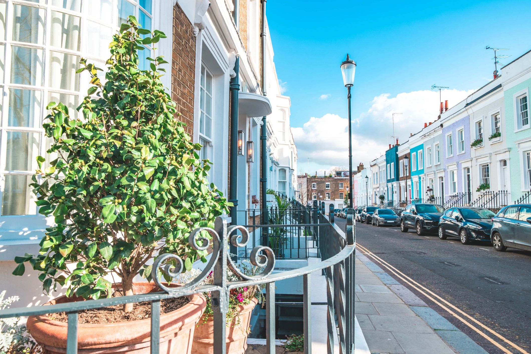 London residential street representing local service coverage